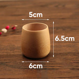 Natural Bamboo Carved Water Cup