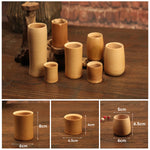 Natural Bamboo Carved Water Cup