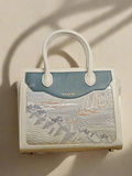 Kimono Koi Obi Silk Leather Bags