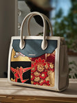 Kimono Koi Obi Silk Leather Bags