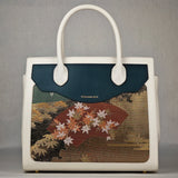 Kimono Koi Obi Silk Leather Bags