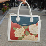 Kimono Koi Obi Silk Leather Bags