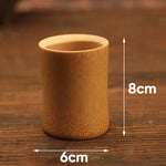 Natural Bamboo Carved Water Cup