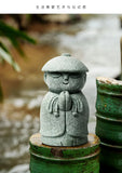 Zen Inspired Japanese Cute Little Monk Ornament