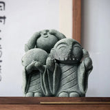 Zen Inspired Japanese Cute Little Monk Ornament