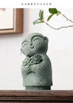 Zen Inspired Japanese Cute Little Monk Ornament