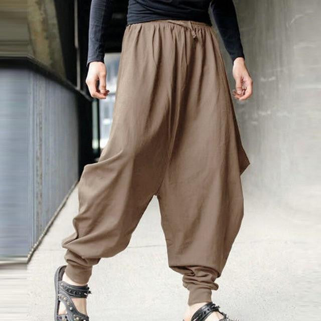 Mens Quality Japanese Harem Pants Streetwear Trousers Baggy Hippy Hip Hop  Pants  eBay